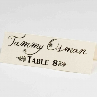 Chandelier Place card