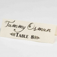 Chandelier Place card
