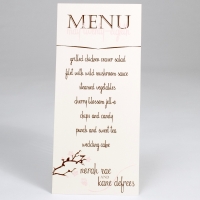 Cherry Blossom Menu